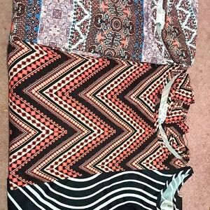 3 Patterned Dresses Set Honey & Lace